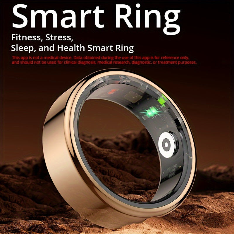 Smart Fitness Ring - Stainless Steel Novelty Ring