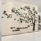 3D Acrylic Sticker Tree Mirror for Wall Decal DIY Photo Frame