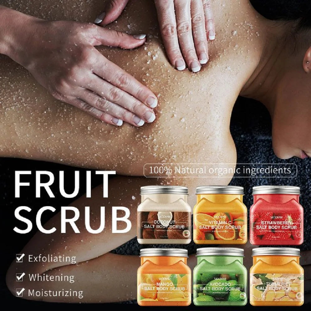 Natural Body Exfoliator Moisturizing Fruit Bath Body