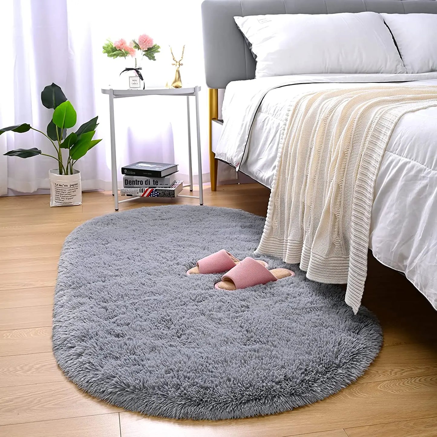 NOAHAS  Luxury Velvet Fluffy Carpet Soft Children Rugs