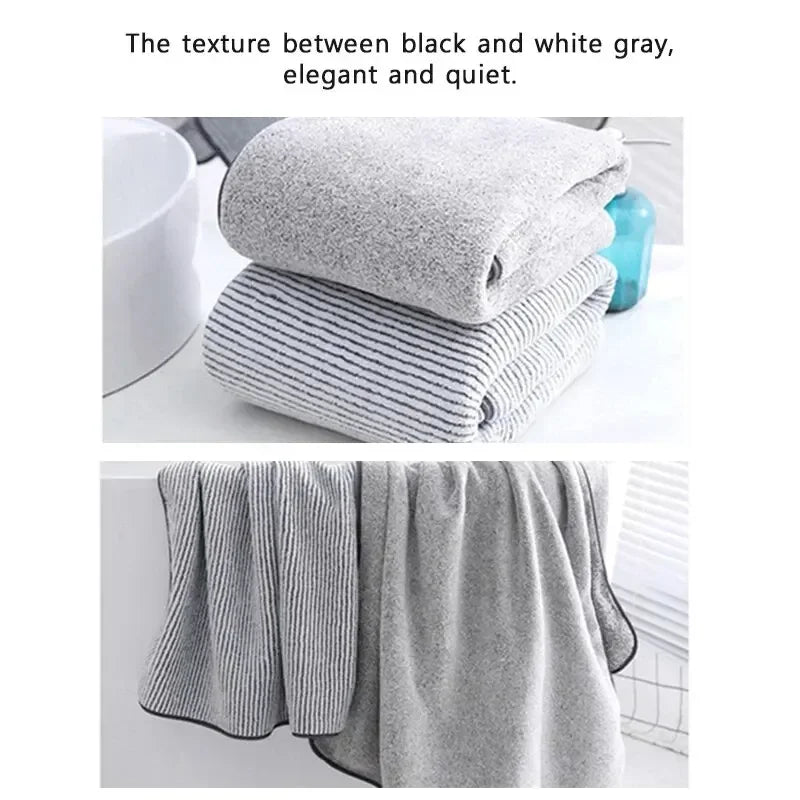 Thickened Bath Towels for The Body Microfiber Towel