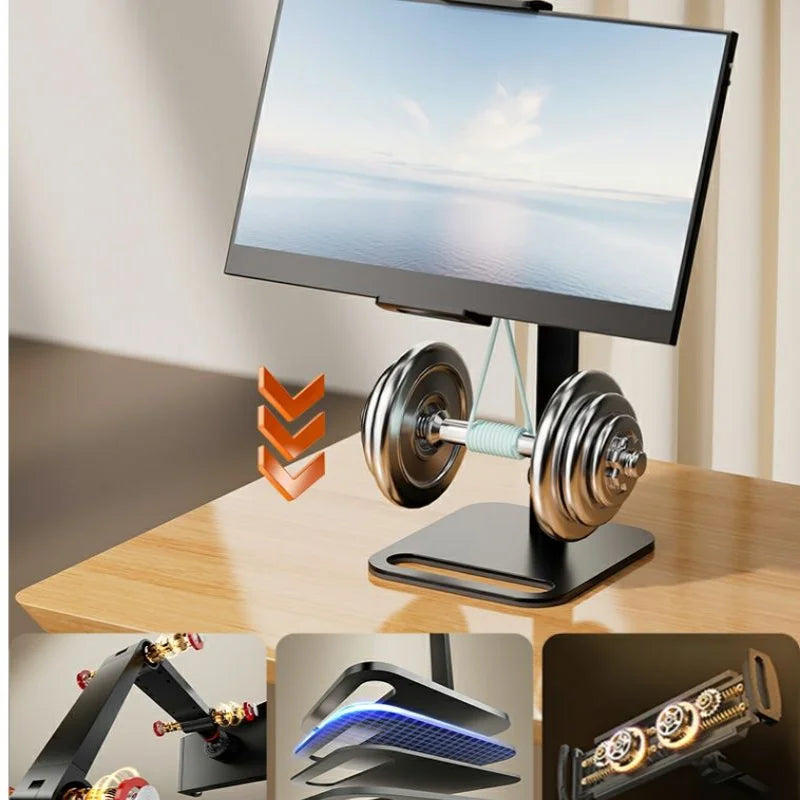 Portable Monitor Desk Holder Metal Stand