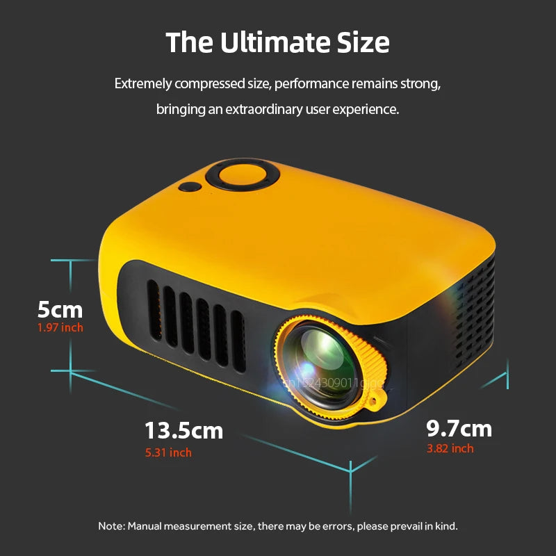 MINI Projector Portable 3D LED Video Projectors