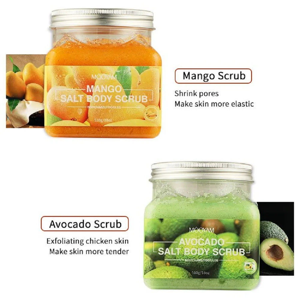 Natural Body Exfoliator Moisturizing Fruit Bath Body