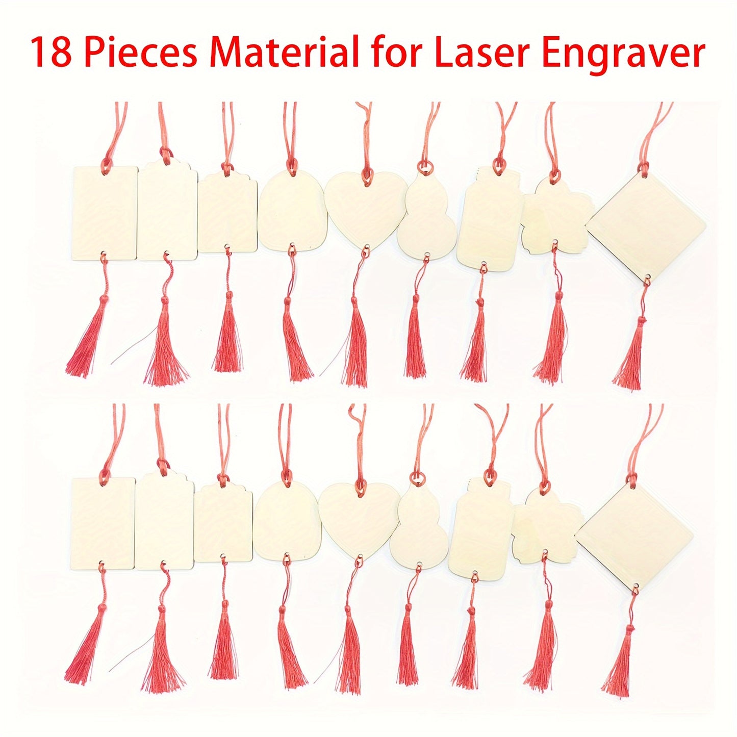 EasyThreed Laser Engraver 18pcs Wood Crafting Kit